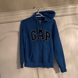 GAP Royal Blue Full-Zip Hoodie with Logo